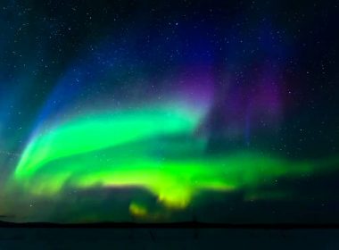 Aurora Boreală pe cerul Finlandei