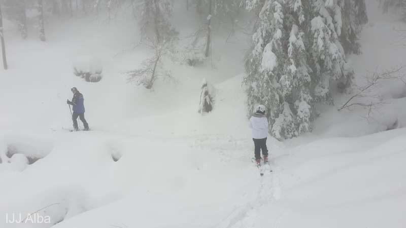 Alba: Adolescentă aflată la schi, rătăcită în zona împădurită de lângă pârtie la Arieşeni
