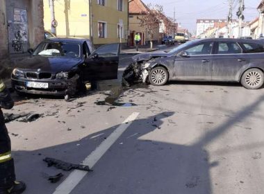 2 femei rănite la Sibiu în urma unui accident