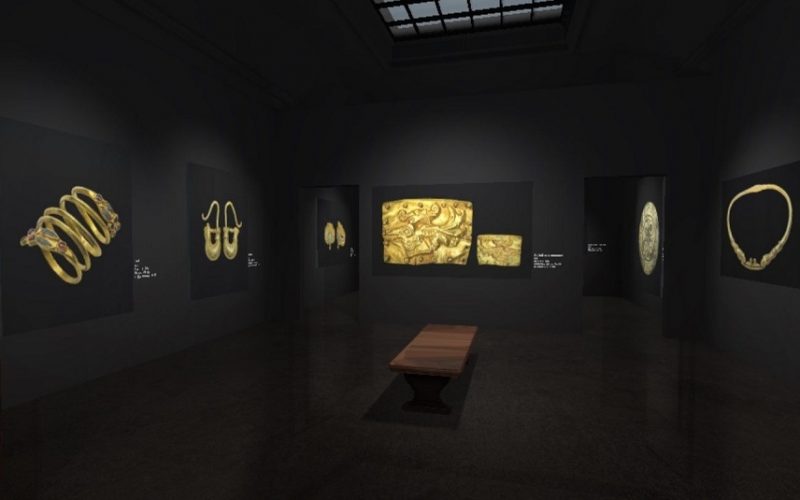 Obiecte din aur, argint şi metal descoperite între Prut şi Nistru, expuse virtual
