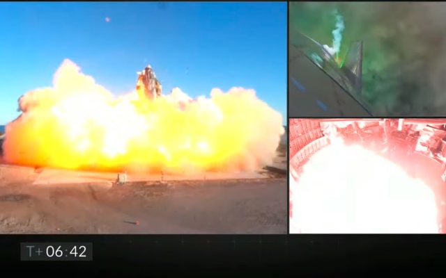 O nouă rachetă a Spacex a explodat