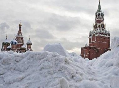 Iarnă grea la Moscova