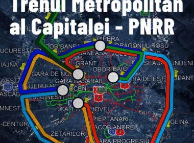 Soluţia pentru traficul din Capitală. Nicuşor Dan propune finanţarea prin PNRR a 8 tronsoane de cale ferată metropolitană - HARTA LINIILOR