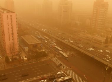O nouă furtună de nisip a lovit Beijingul