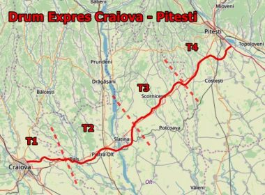 Uniunea Europeană va contribui cu 726 de milioane de euro la construirea drumului expres Craiova - Piteşti