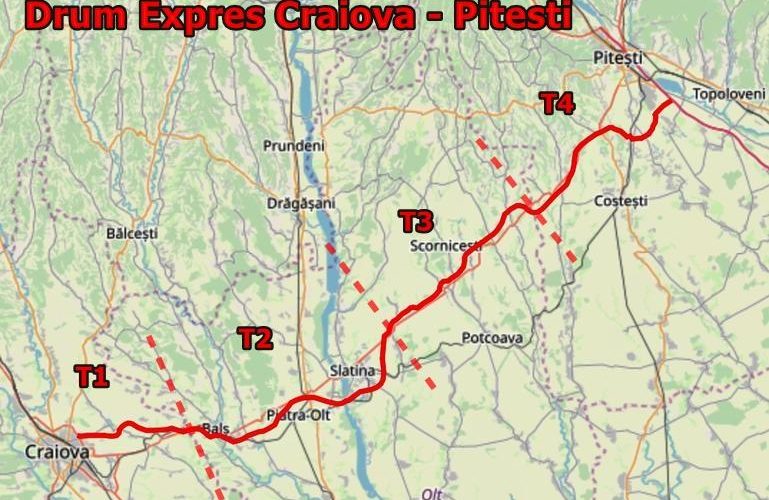 Uniunea Europeană va contribui cu 726 de milioane de euro la construirea drumului expres Craiova - Piteşti
