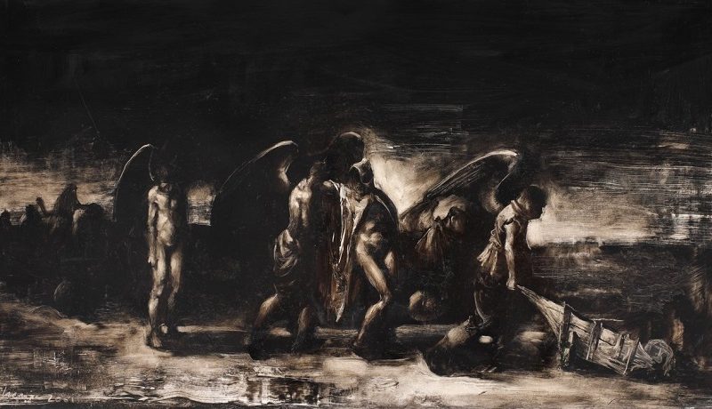 Lucrarea ''Fallen angel'' de Adrian Ghenie, în licitaţie la 30.000-50.000 de euro