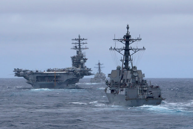 Marina SUA anunţă că grupul portavionului USS Theodore Roosevelt a intrat în Marea Chinei de Sud