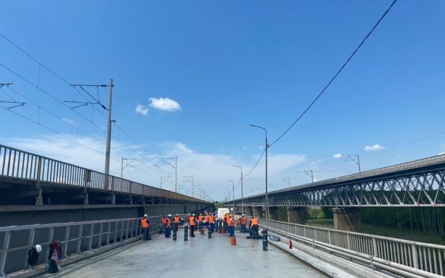 Trafic restricţionat pe A2, pe podul de la Cernavodă. Continuă lucrările de reparaţii