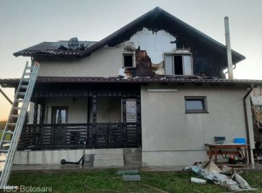 Incendiu stins în 5 ore în Botoşani