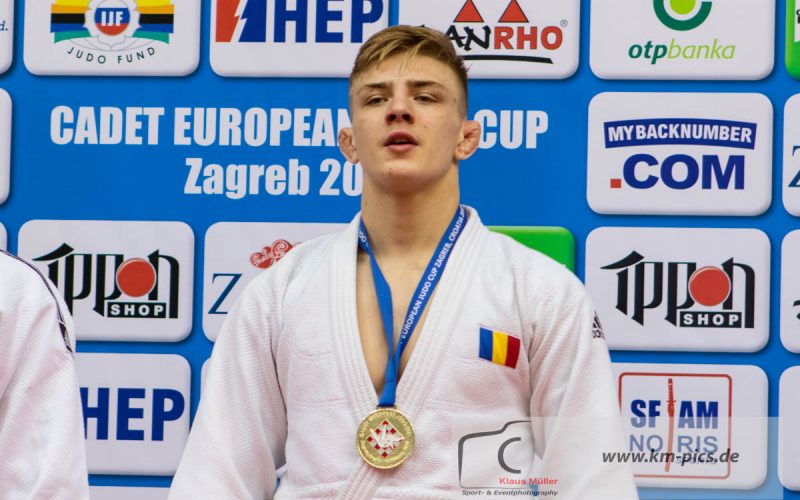 Adrian Şulcă, medaliat cu aur la Openul European de la Zagreb