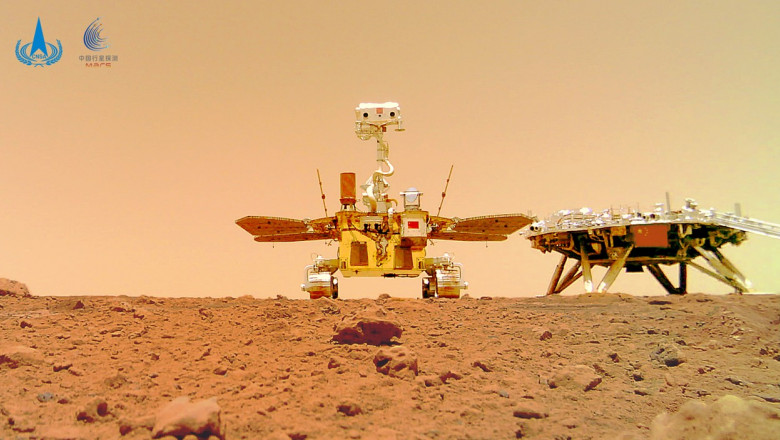 China dezvăluie noi imagini de pe Marte, surprinse de roverul Zhurong
