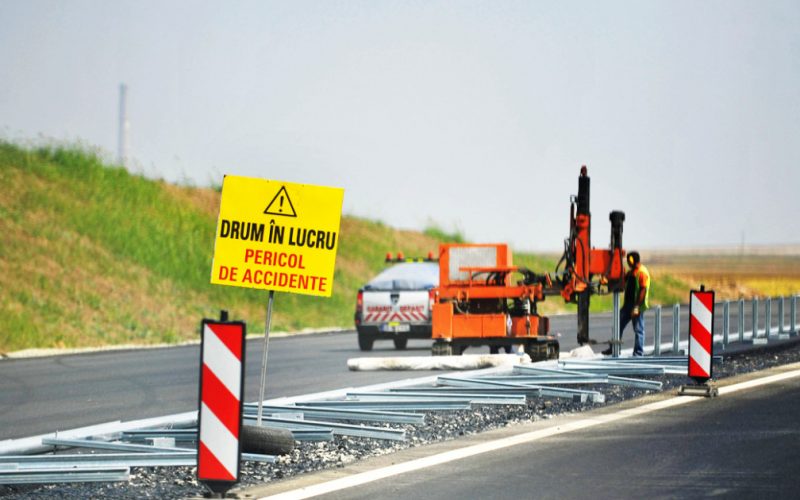 Restricţii de circulaţie pe A1 Bucureşti – Piteşti. Zona în care se circulă pe o singură bandă