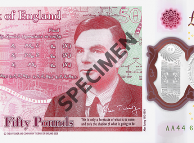 Noua bancnotă de 50 de lire sterline, care îl omagiază pe Alan Turing, a intrat în circulaţie în Marea Britanie