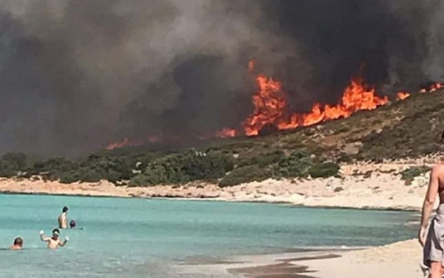 Traseul spre Grecia, afectat de incendii şi caniculă