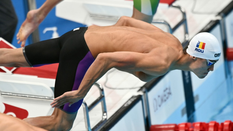 JO 2020. David Popovici, performanţă remarcabilă în finala de 200 m liber: A fost la 2 sutimi de secundă de medalia de bronz