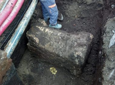 Sarcofag descoperit la Cluj Napoca