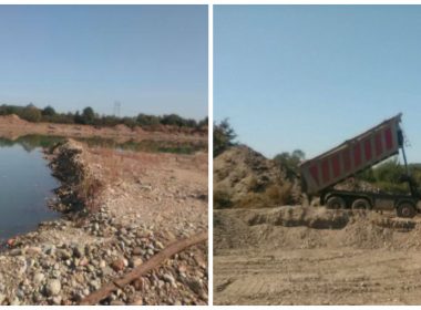 Mafia balastierelor, în atenţia Gărzii de Mediu: fund de râu betonat ca să poată trece camioanele