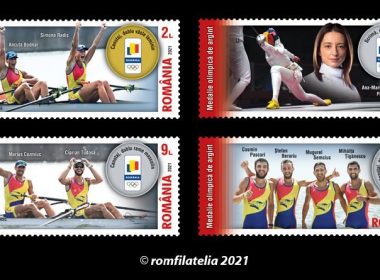 Romfilatelia a introdus în circulaţie timbre cu sportivii medaliaţi la JO de la Tokyo