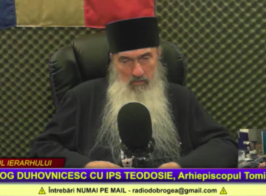 IPS Teodosie a moţăit întruna în timpul emisiunii de la Radio Dobrogea. Arhiepiscopului Tomisului i-a căzut capul de oboseală