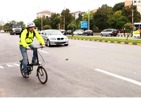 Bicicleta, cel mai rapid vehicul din Oradea