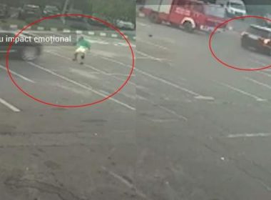 Scene de coşmar în Capitală! Un bărbat a fost lovit intenţionat cu maşina