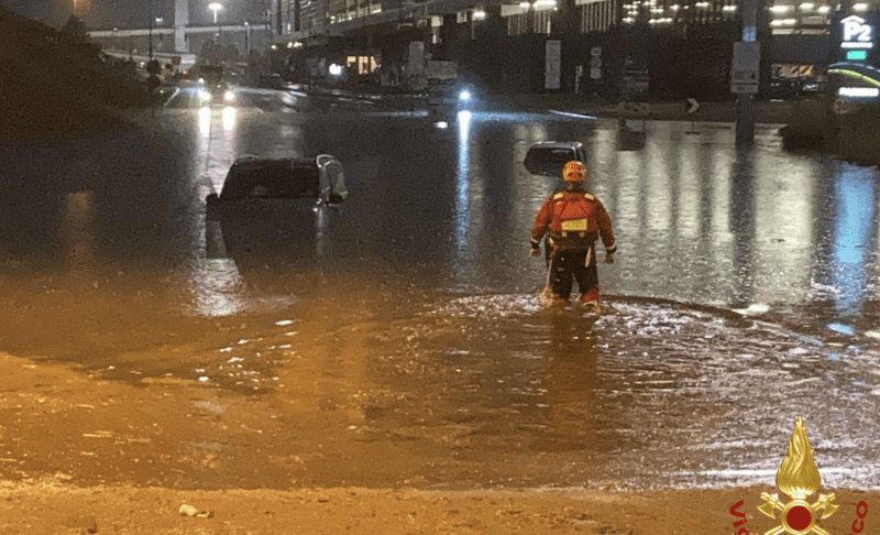 Inundaţii masive în Milano