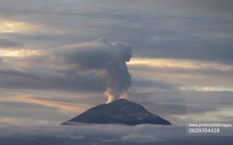A erupt Popocatepetl, pericol uriaş