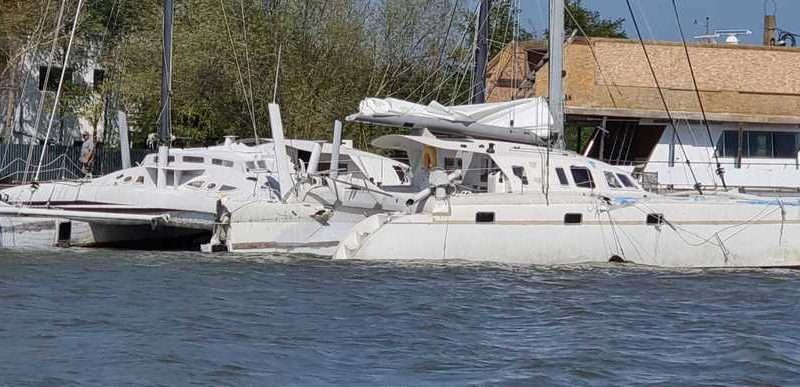 Accident naval în Delta Dunării