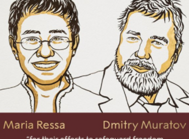 Jurnaliştii Maria Ressa din Filipine şi Dmitri Muratov din Rusia, distinşi cu Premiul Nobel pentru pace pentru apărarea libertăţii de exprimare