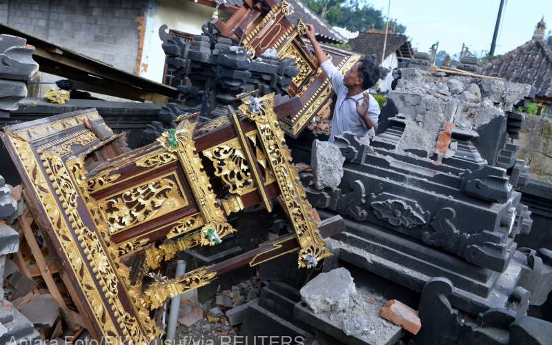 Cutremur în Bali. 3 morţi şi 7 raniti