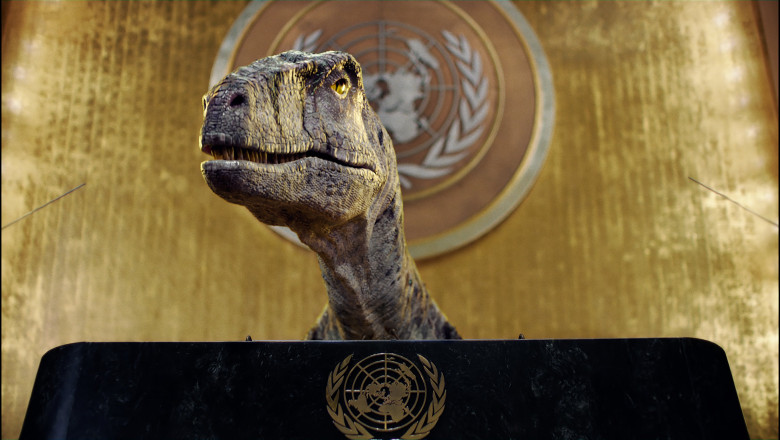 Un dinozaur a cerut la ONU ca omenirea să nu-şi provoace extincţia