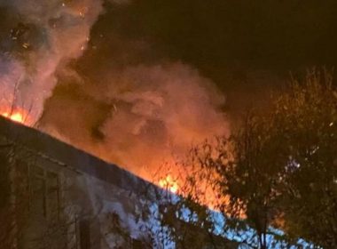 Incendiu într-un bloc din Slatina. 28 de persoane evacuate
