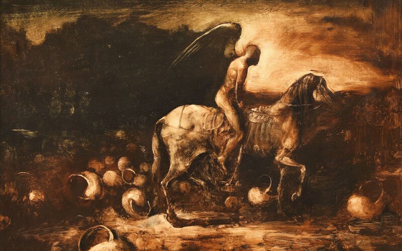 Lucrarea ''The knight of death'' de Adrian Ghenie, adjudecată în licitaţie la 70.000 de euro