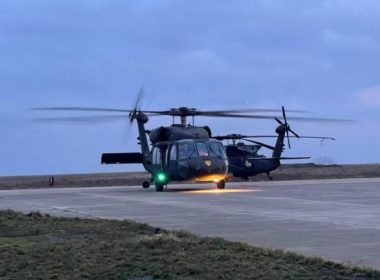 Elicoptere din noua unitate americană de aviaţie detaşată în România au ajuns la Mihail Kogălniceanu
