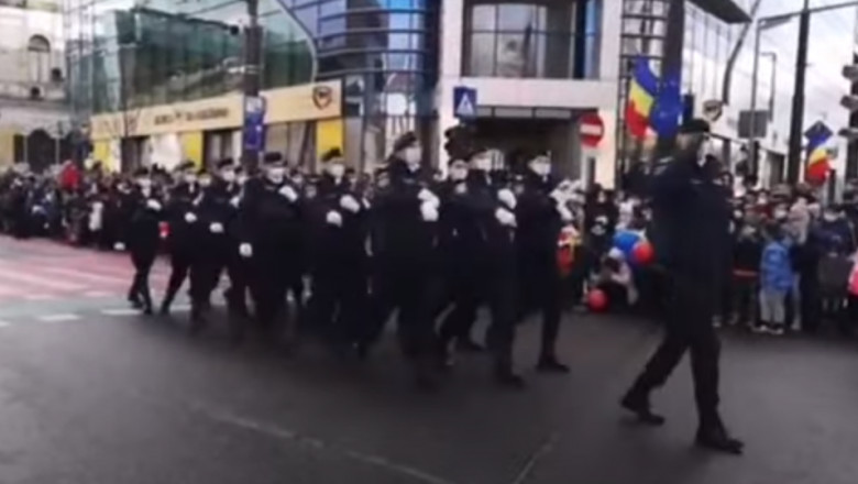 Parada jandarmeriei de la Cluj, criticată