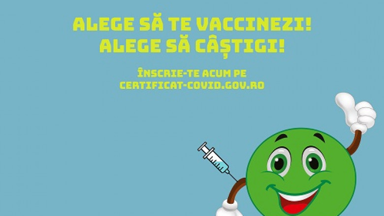 A 13-a extragere săptămânală la Loteria de Vaccinare are loc vineri seara