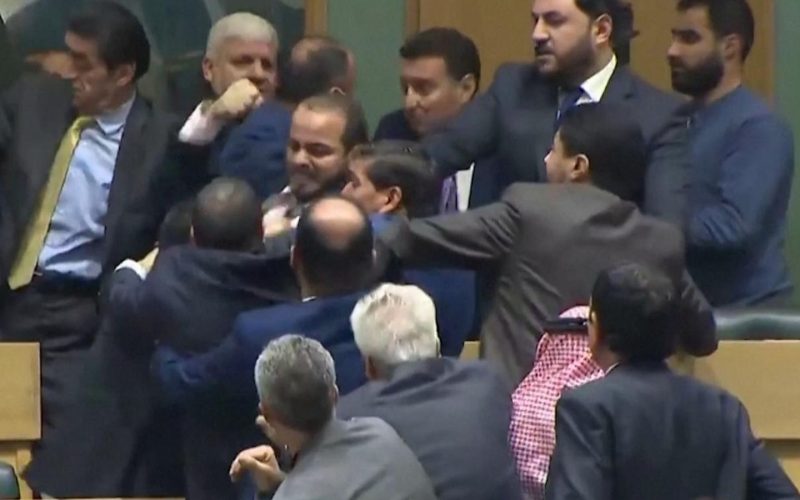Bătaie în Parlamentul Iordaniei