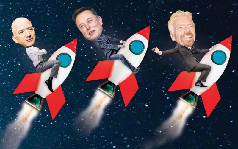 Cei trei miliardari ai spaţiului: Musk, Bezos şi Branson