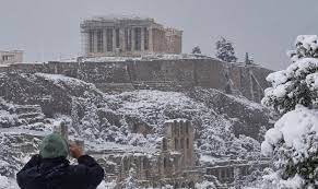 Grecia, paralizată de căderi masive de zăpadă
