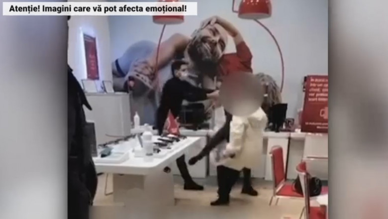 Incident într-un centru comercial din Bucureşti. O femeie a fost trântită la pământ de angajatul unui magazin