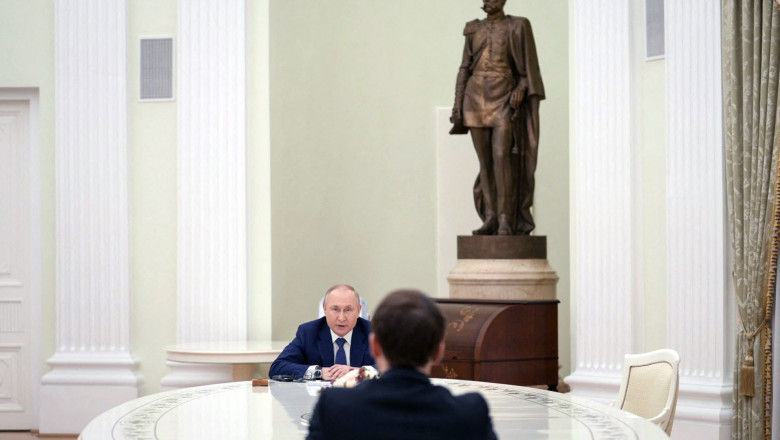 Macron şi Scholz i-au cerut lui Putin încetarea imediată a războiului din Ucraina. Răspunsul lui Putin