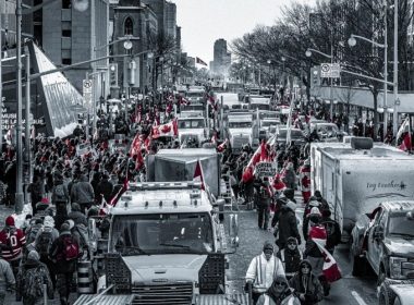 Capitală paralizată de protestul camionagiilor