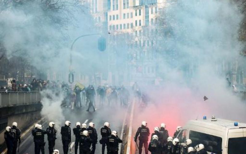 Capitala Belgiei, ameninţată de protestul camionagiilor