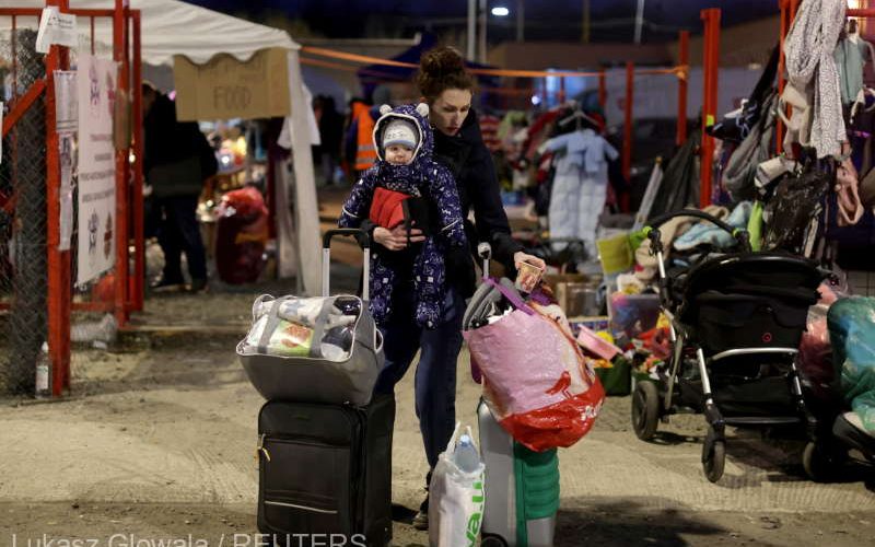 Peste 7.600 de cetăţeni ucraineni au intrat în România în ultimele 24 de ore