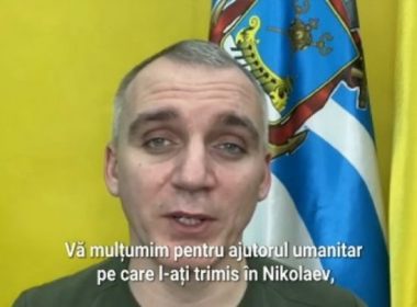 Primarul oraşului Nikolaiev mulţumeşte românilor pentru ajutor
