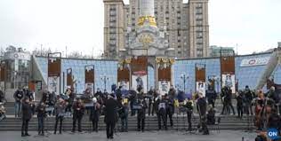 Imnul Europei a răsunat în centrul Kievului