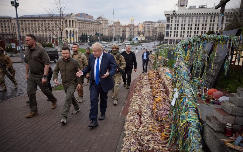 Boris Johnson, vizită la Kiev