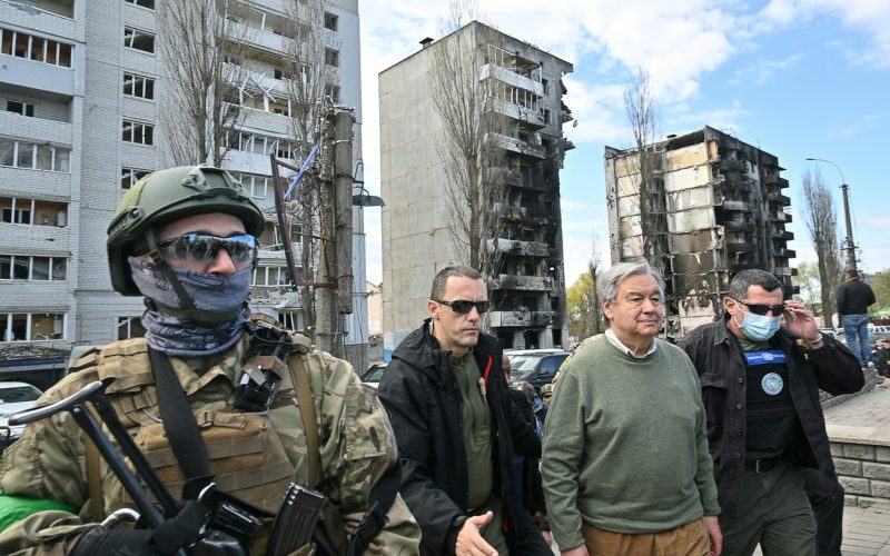 Aflat la Bucea, Antonio Guterres cere Moscovei să coopereze cu CPI