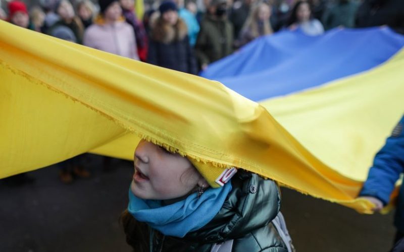 Miting în memoria copiilor ucişi ai Ucrainei